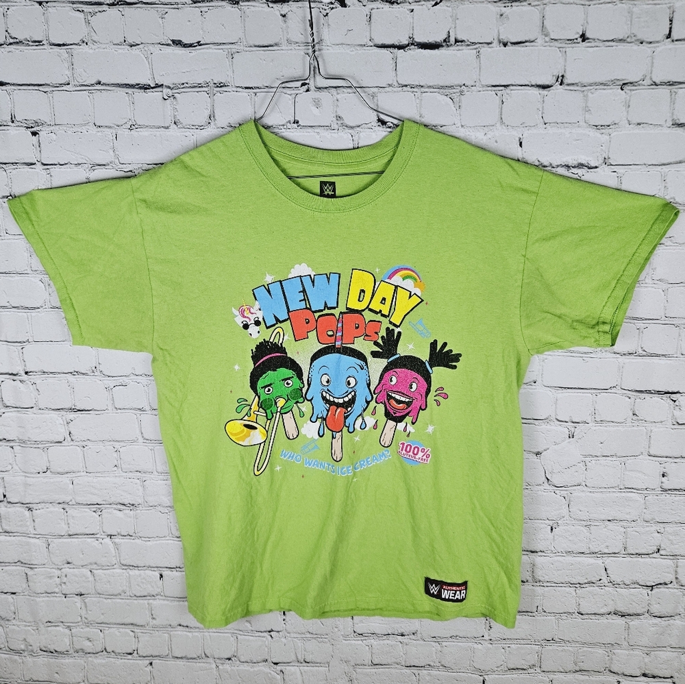 WWE | New Day Pops "Who Wants Ice Cream?" short sleeve wrestling tee t-shirt